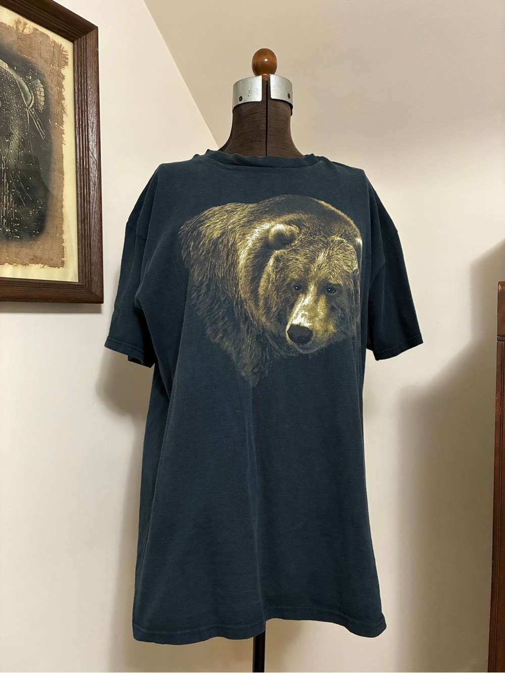 Vintage Human-i-Tees Grizzly Bear T-Shirt